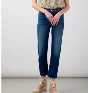 Re/Done 70'S Stovepipe Jeans Women's Size 30 Button Fly Deep Faded Blue